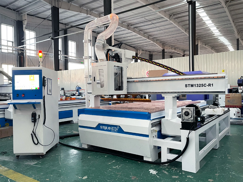 STM1325C-R1 4x8 帶第四旋轉(zhuǎn)軸的數(shù)控雕刻機(jī) STM1325C-R1 4x8 帶第四旋轉(zhuǎn)軸的數(shù)控雕刻機(jī)